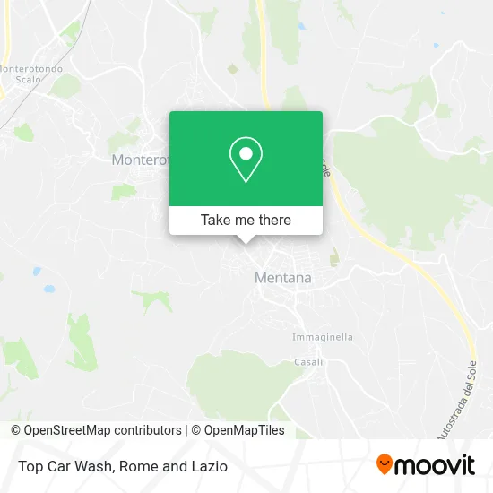 Top Car Wash map