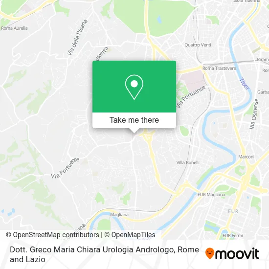 Dott. Greco Maria Chiara Urologia Andrologo map