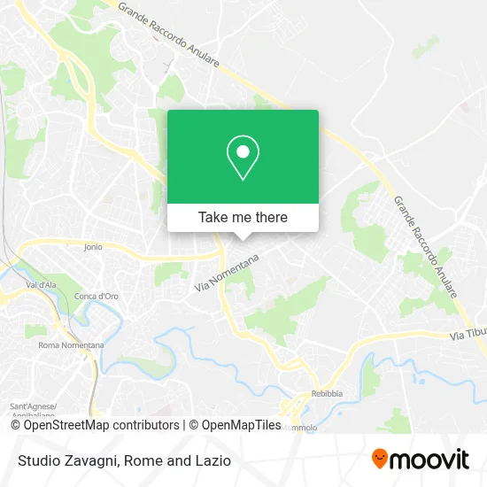 Studio Zavagni map