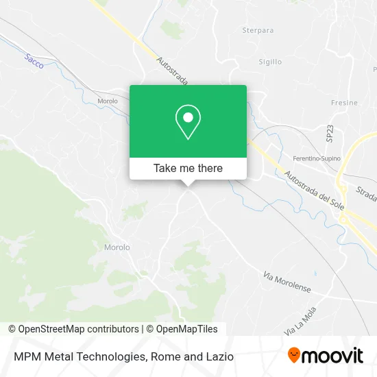 MPM Metal Technologies map