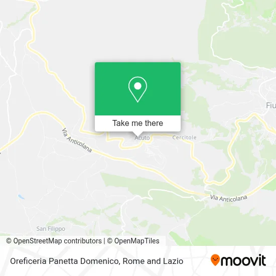 Oreficeria Panetta Domenico map