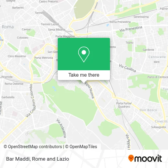 Bar Maddi map