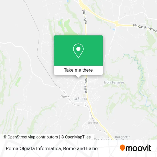 Roma Olgiata Informatica map