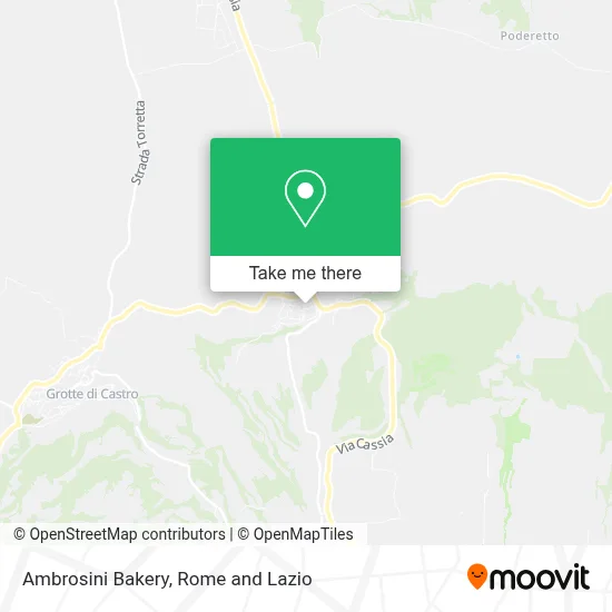 Ambrosini Bakery map