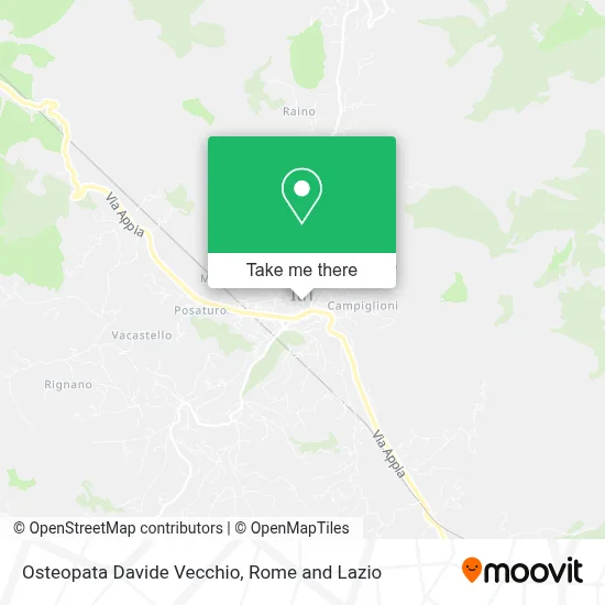Osteopata Davide Vecchio map