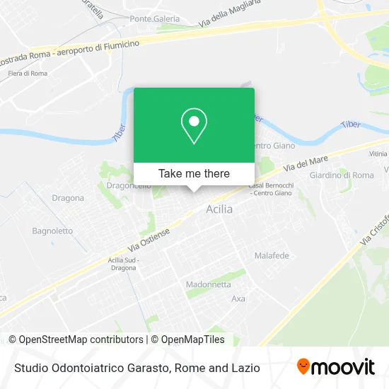 Studio Odontoiatrico Garasto map