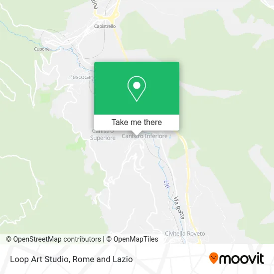 Loop Art Studio map
