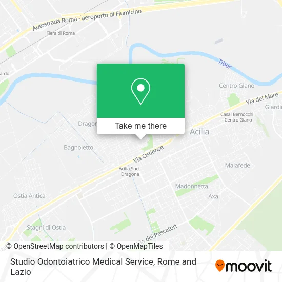 Studio Odontoiatrico Medical Service map
