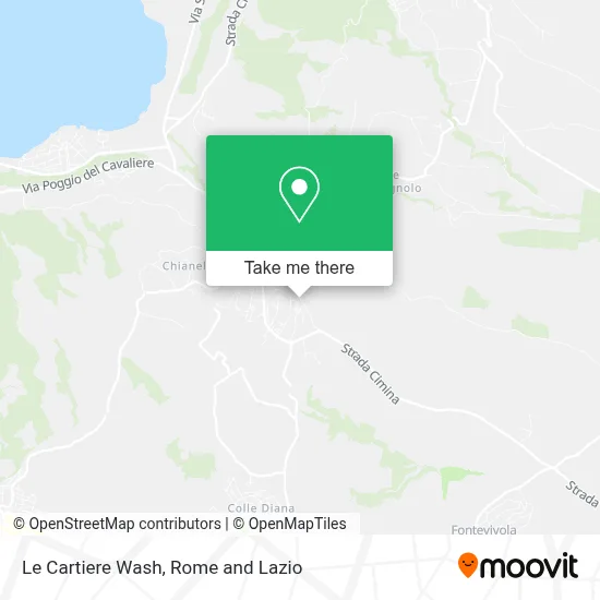 Le Cartiere Wash map
