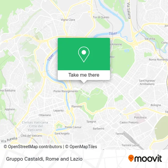 Gruppo Castaldi map