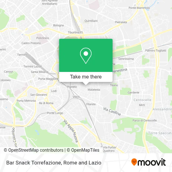 Bar Snack Torrefazione map