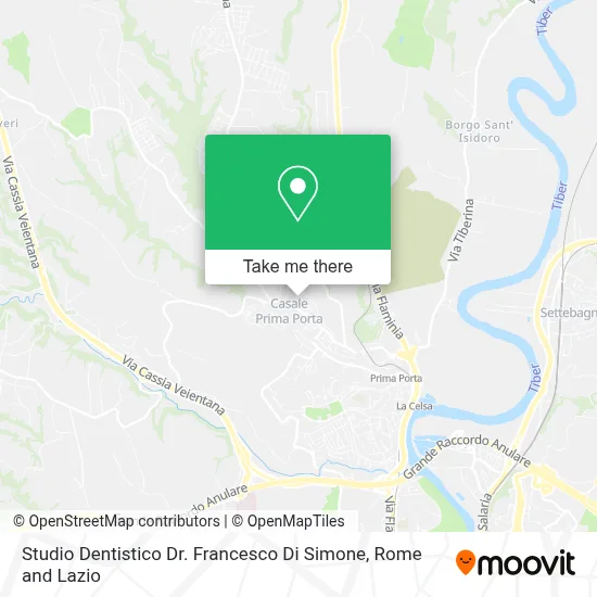 Studio Dentistico Dr. Francesco Di Simone map