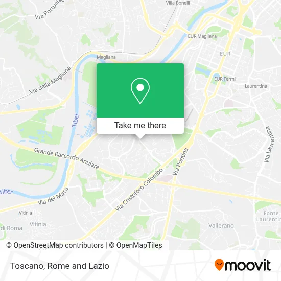 Toscano map