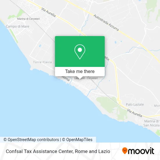 Confsal Tax Assistance Center map