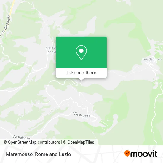 Maremosso map