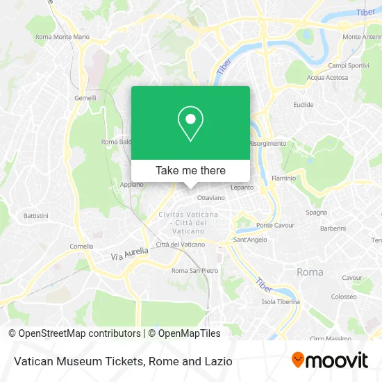 Vatican Museum Tickets map
