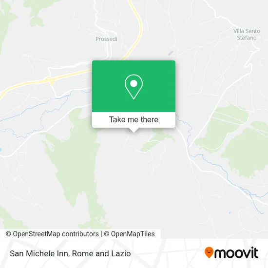 San Michele Inn map