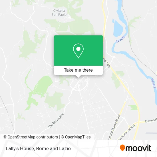 Lally's House map