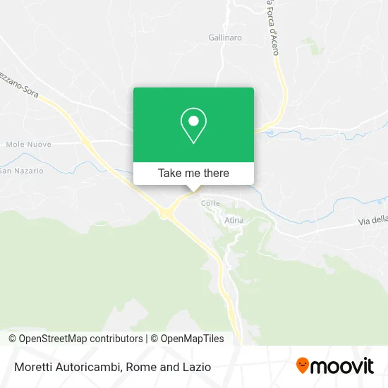 Moretti Autoricambi map