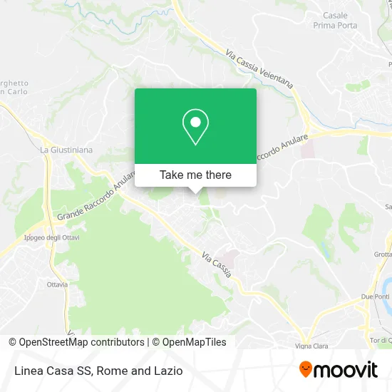 Linea Casa SS map