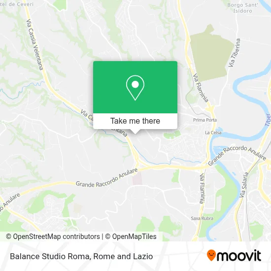 Balance Studio Roma map