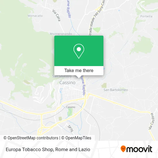 Europa Tobacco Shop map