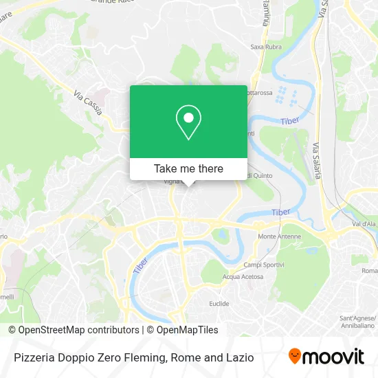 Pizzeria Doppio Zero Fleming map