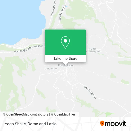 Yoga Shake map
