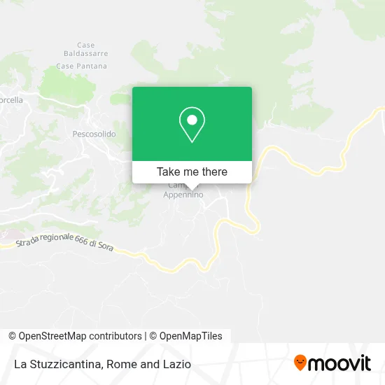 La Stuzzicantina map