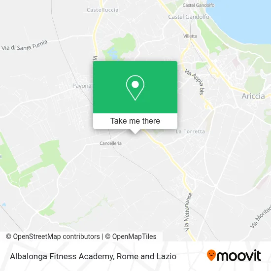 Albalonga Fitness Academy map