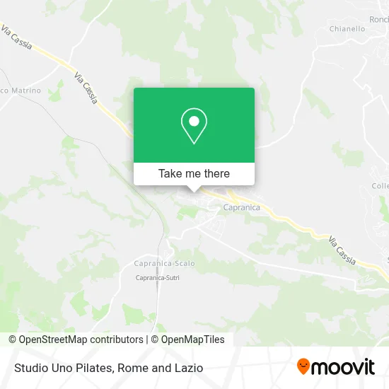 Studio Uno Pilates map