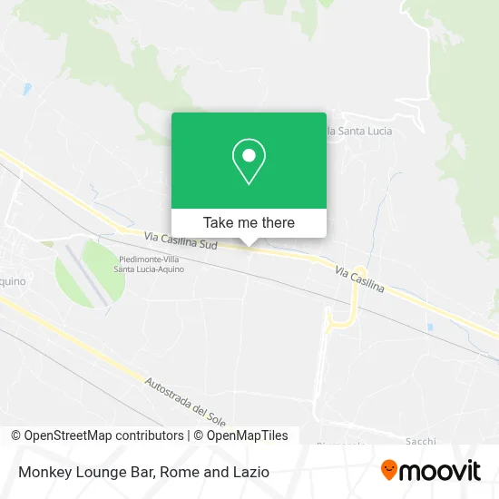 Monkey Lounge Bar map