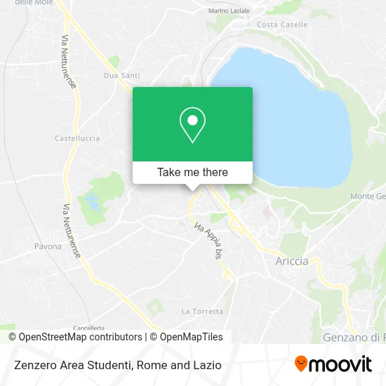 Zenzero Area Studenti map