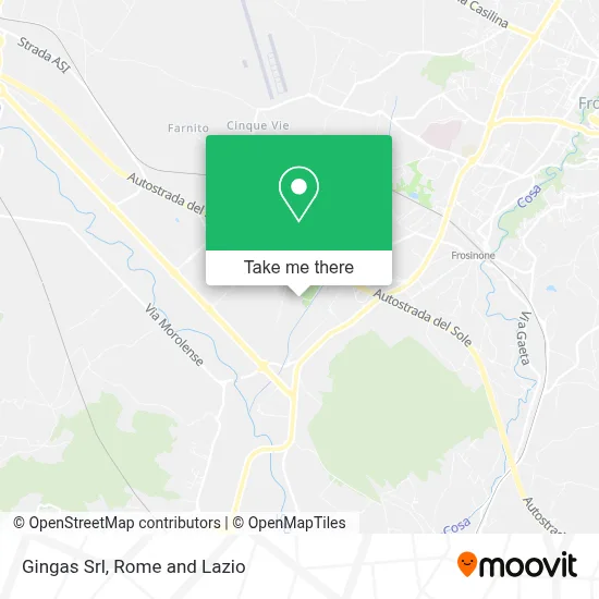 Gingas Srl map