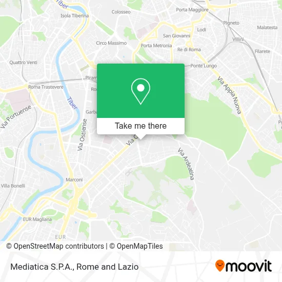 Mediatica S.P.A. map