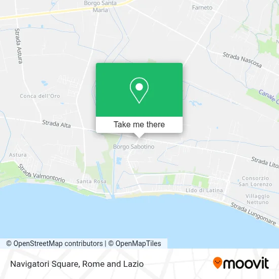 Navigatori Square map