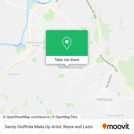 Sandy Giuffrida Make Up Artist map