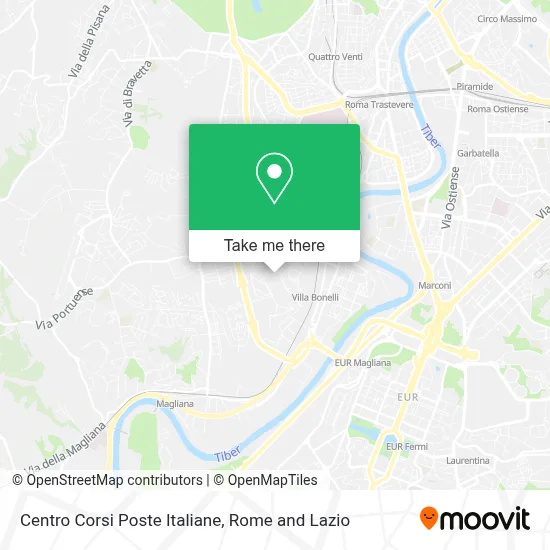 Centro Corsi Poste Italiane map
