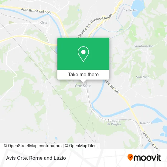 Avis Orte map