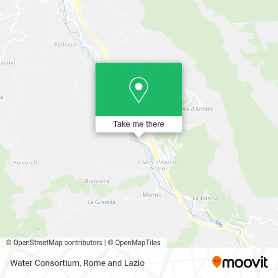 Water Consortium map