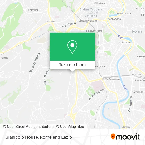 Gianicolo House map