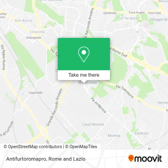 Antifurtoromapro map