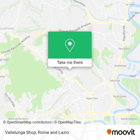 Vallelunga Shop map