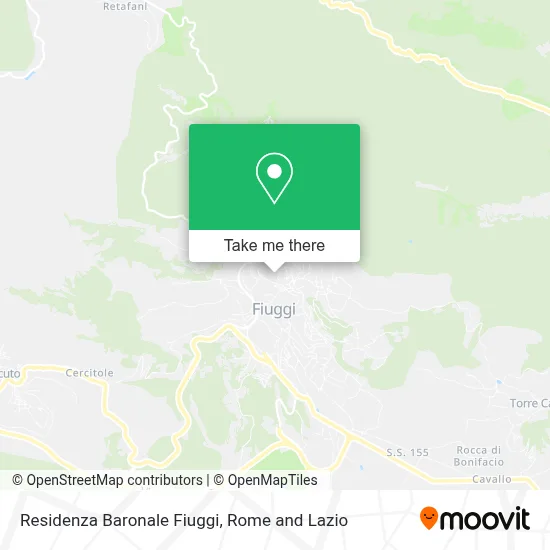 Residenza Baronale Fiuggi map
