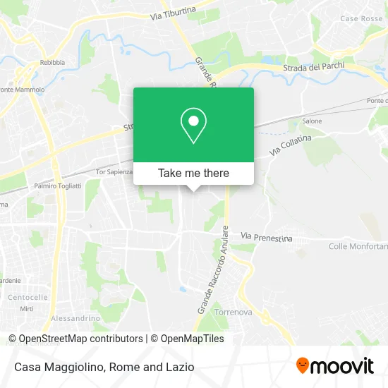 Casa Maggiolino map