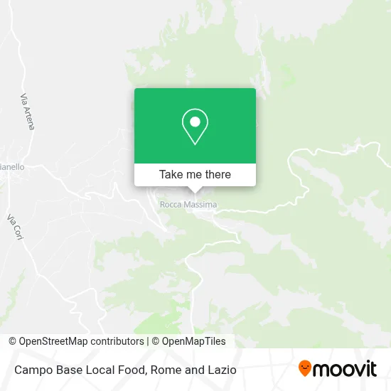 Campo Base Local Food map