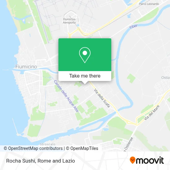 Rocha Sushi map