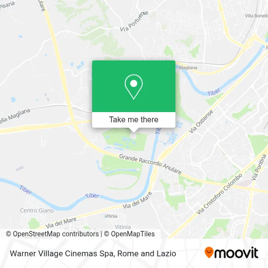 Warner Village Cinemas Spa map