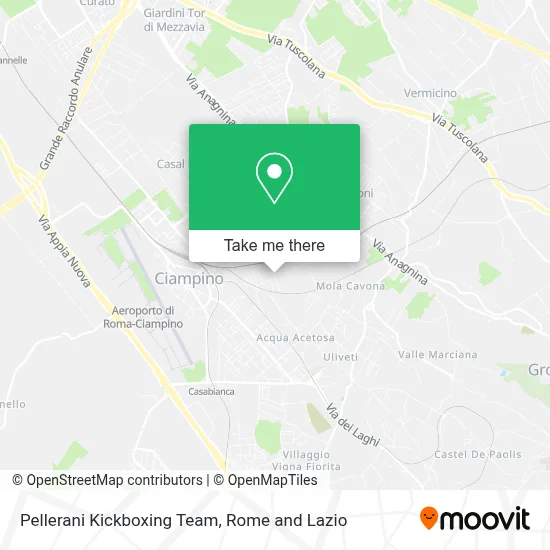 Pellerani Kickboxing Team map