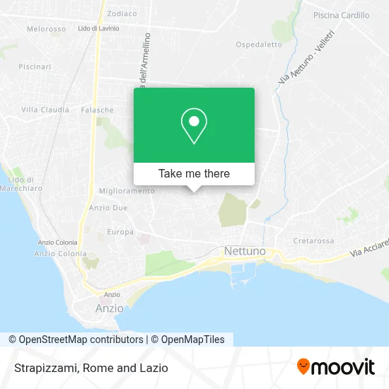 Strapizzami map